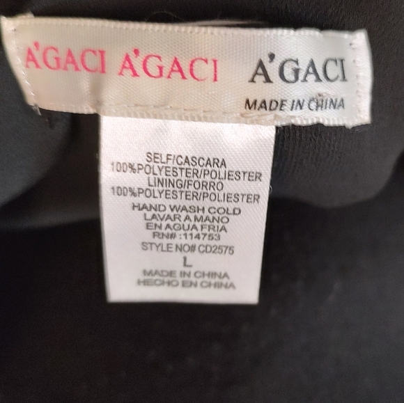 a'gaci Black Maxi Party Dress - Picture 4 of 4